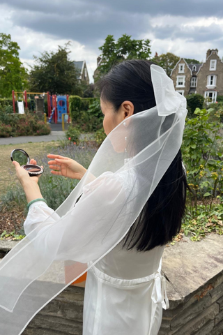 Dalia Silk Organza Bow